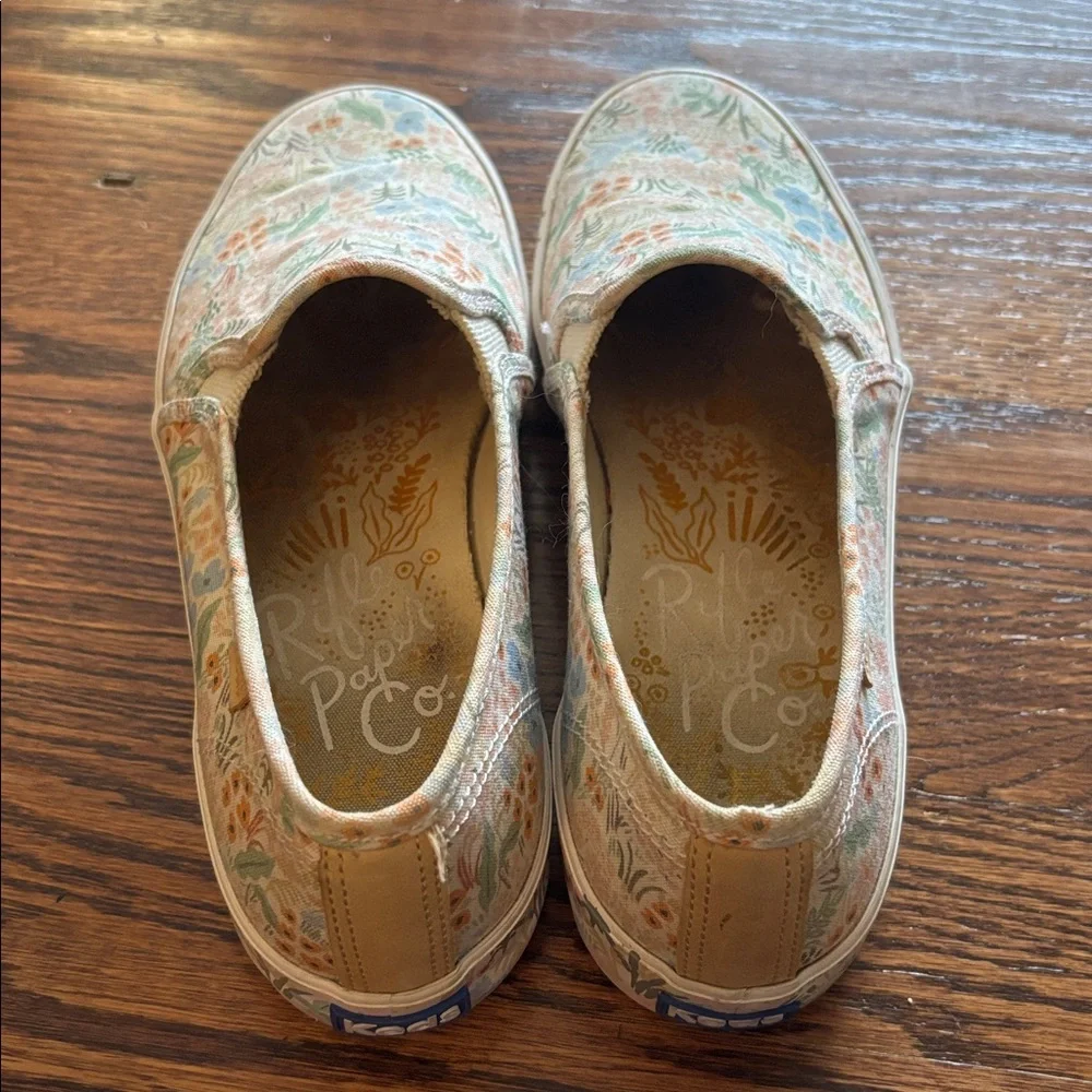 MISMATCHED Keds x Rifle Paper Co Double Decker Meadow Sneaker, size 7/7.5